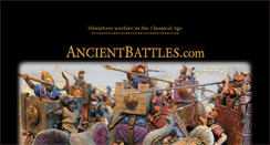 Desktop Screenshot of ancientbattles.com