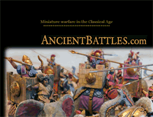 Tablet Screenshot of ancientbattles.com